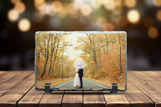 Personalized/Custom Photo Sublimated Slate Plaques - for your forever moments