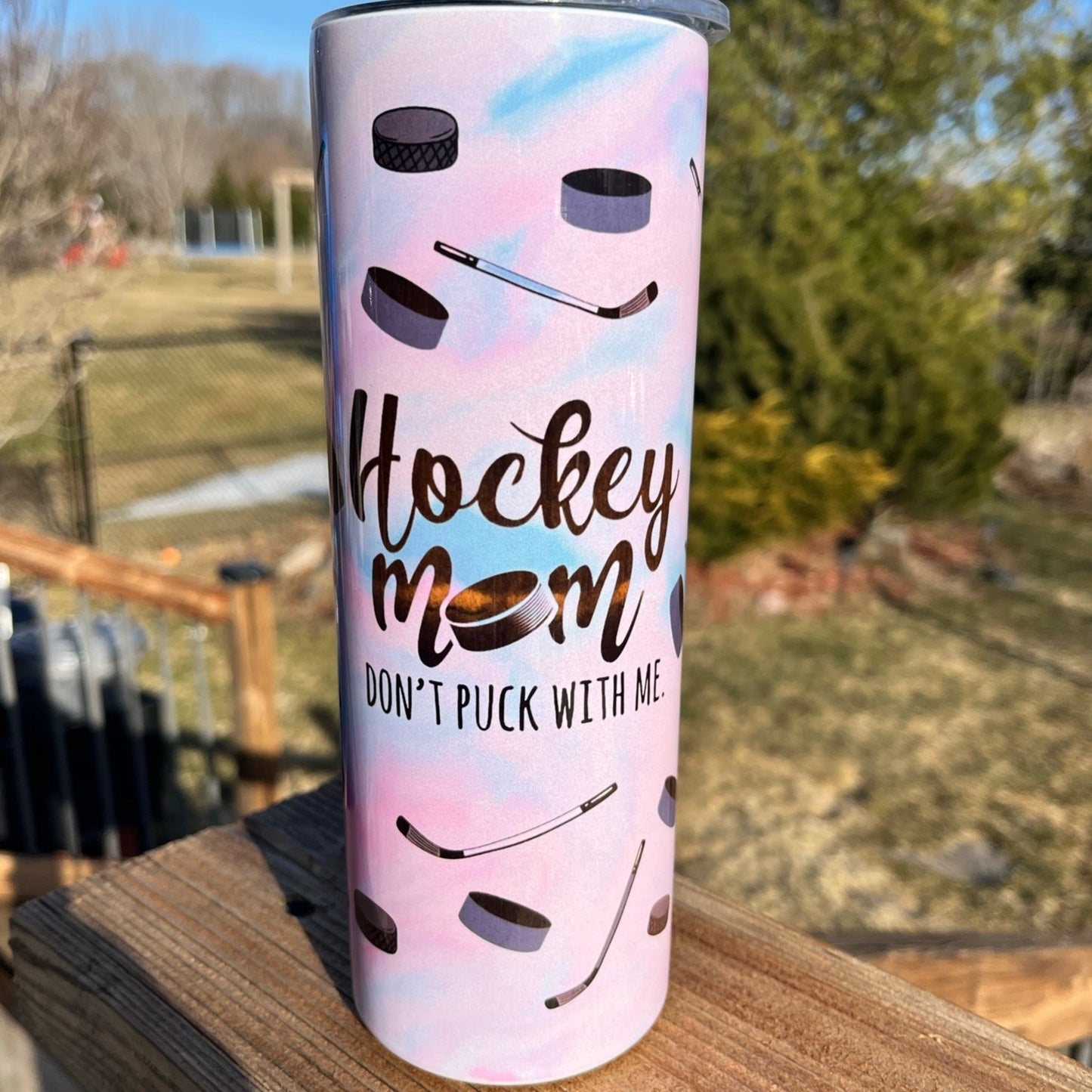 Crazy Hockey Mom Tumbler - 20oz